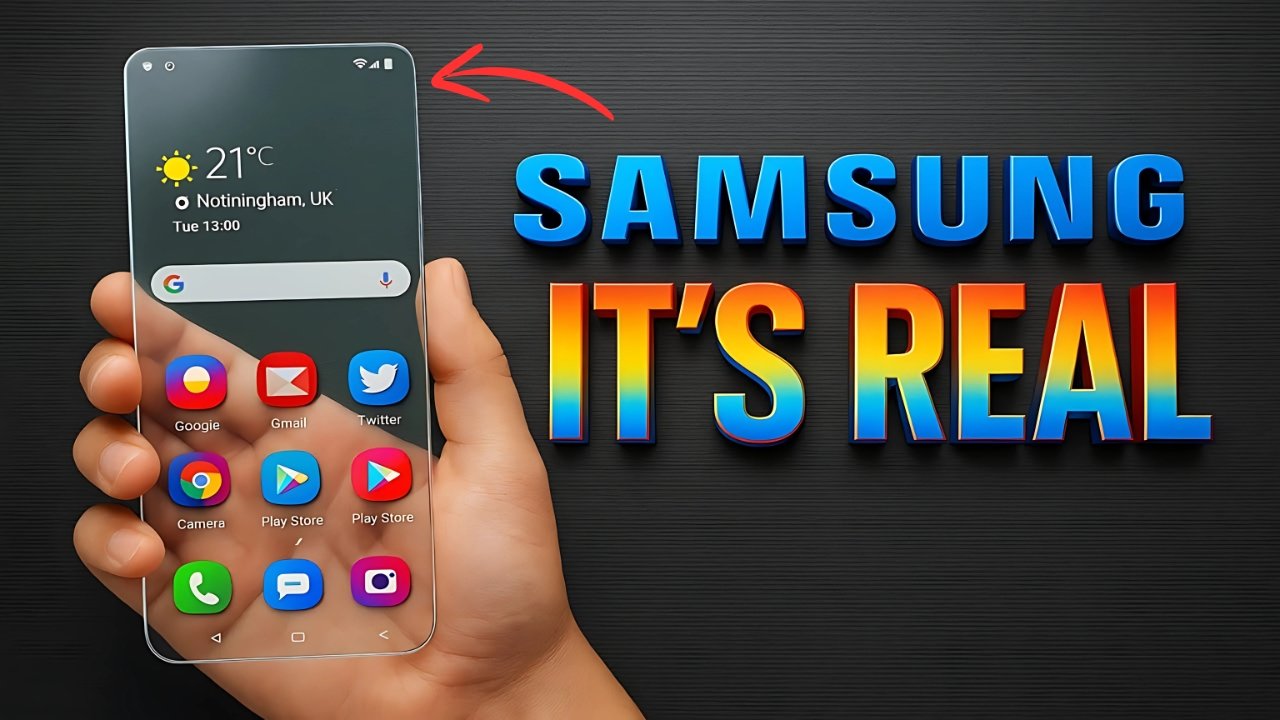Samsung Transparent Smartphone